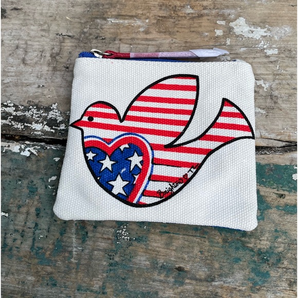 Brighton patriotic bird zipper case - Picture 3 of 6